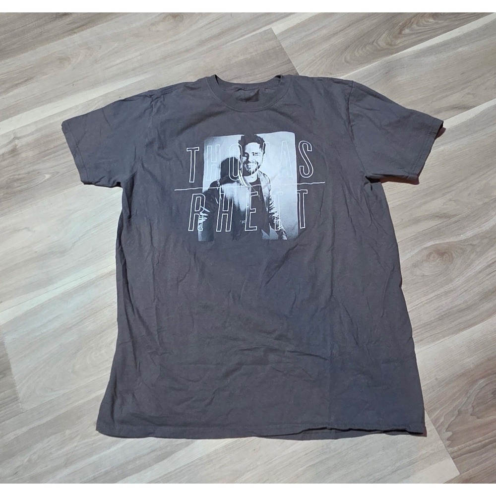 Thomas Rhett T Shirt Country Music Concert Graphic Tee XL Gray Mens Short Sleeve